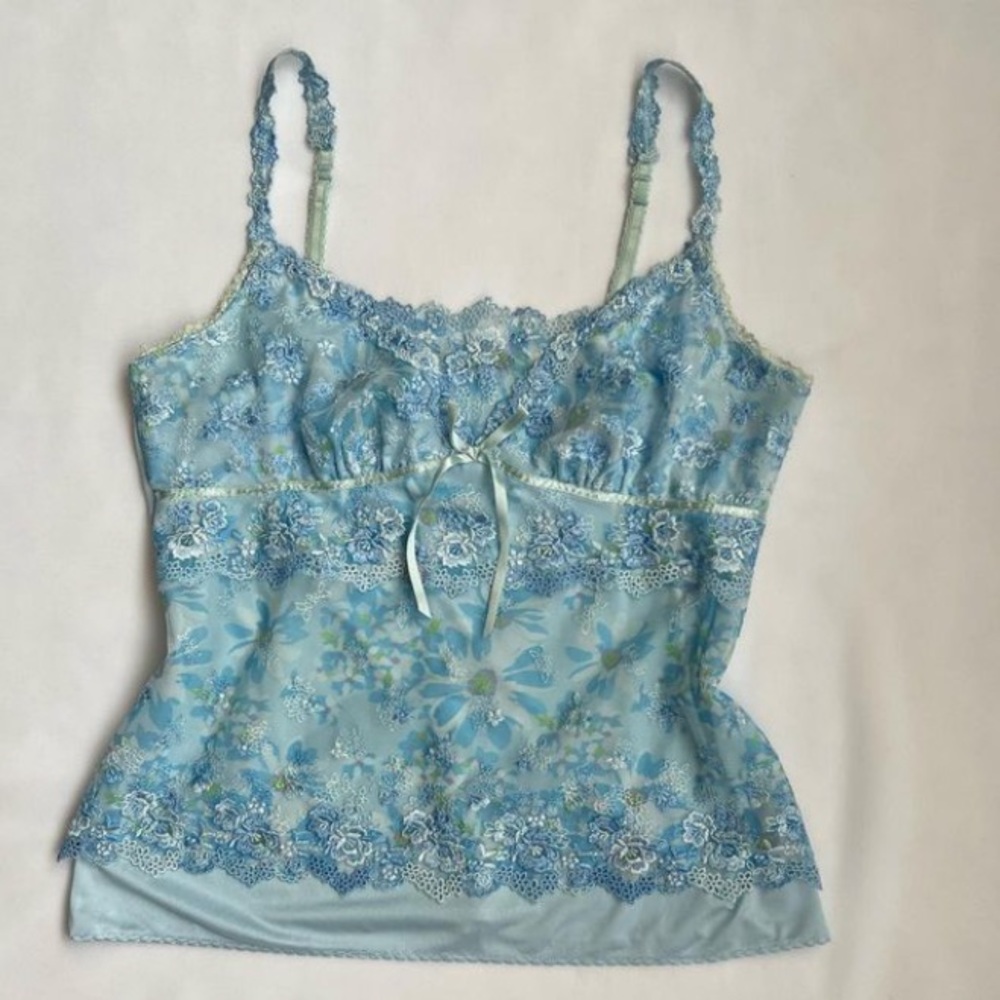Blue vintage top